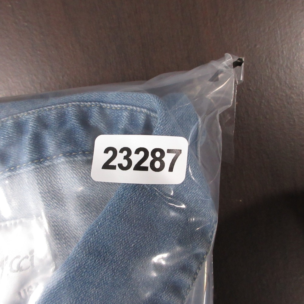 Gramicci Jacket Mens Small Blue Denim Chore Barn Pockets Utility Workwear Button - Picture 9 of 9